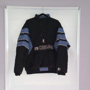 vintage NBA Cleveland Cavaliers starter jacket size L
